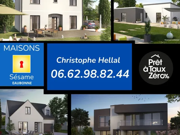 Terrain à bâtir de 460 m² à LA FRETTE-SUR-SEINE (95) 