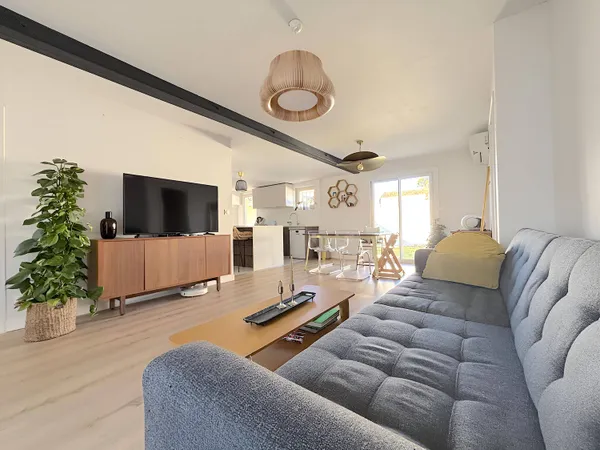 800m centre ville Pessac - Maison 4p de plain pied traversante 92m² sur terrain 250m² - Garage, 