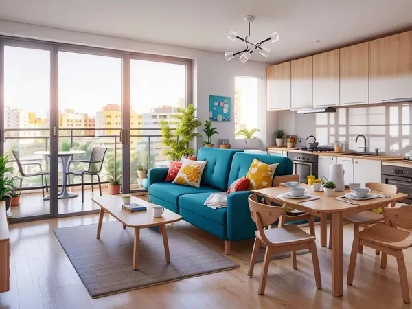Appartement 3 pièces 64 m² 