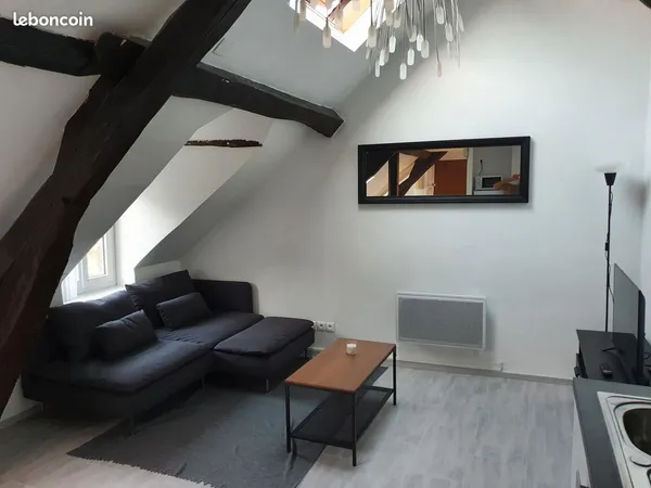 Studio loft meublé Sarcelles village 25 m2 