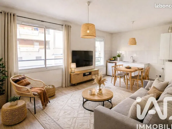 Appartement 2 pièces 43 m² 
