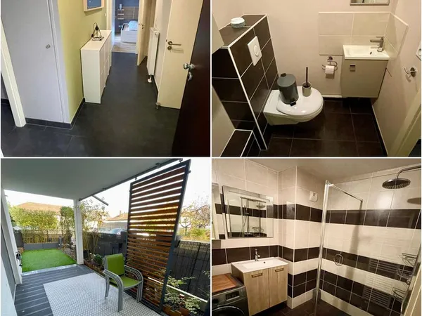 Location meublée T2 Reichstett - 51 m² avec terrasse et jardin 