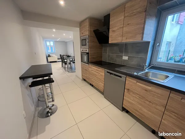 Location appart meublé 60 m2- 3 pièces 