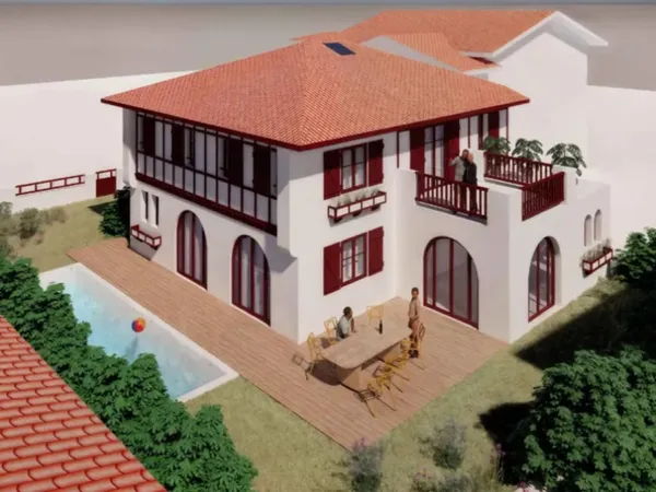 Biarritz Beaurivage, maison avec magnifique projet architectural 