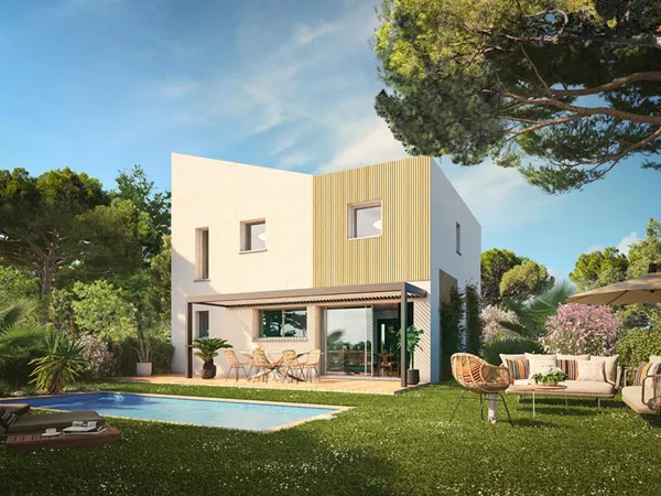 Villa Contemporaine - SENAS - 4 pièces 88 m² - Jardin piscinable - 