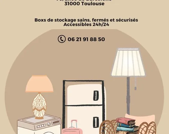 Location box de stockage / cave Centre ville Toulouse 