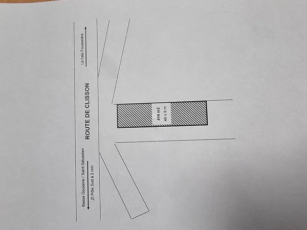 Terrain constructible 414m2 