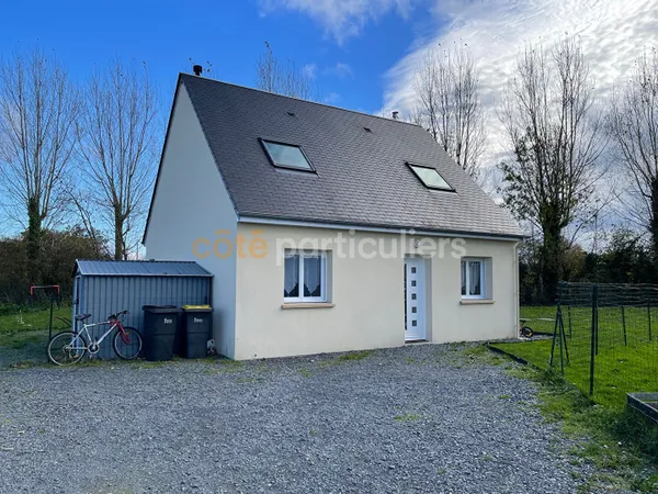 Maison Le Molay Littry 86 m2 vie de plain pied 3 ch 