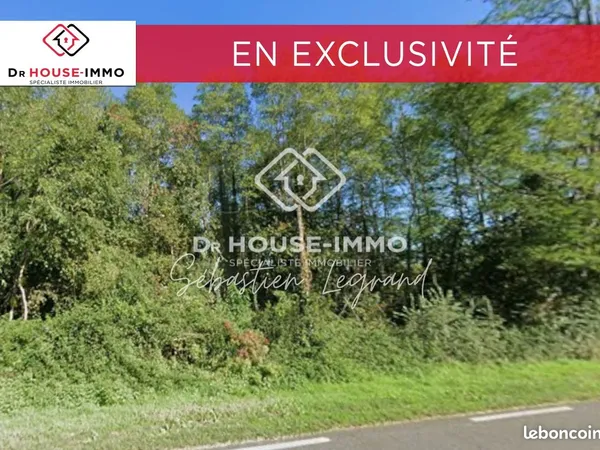 Terrain 1298 m² landiras 