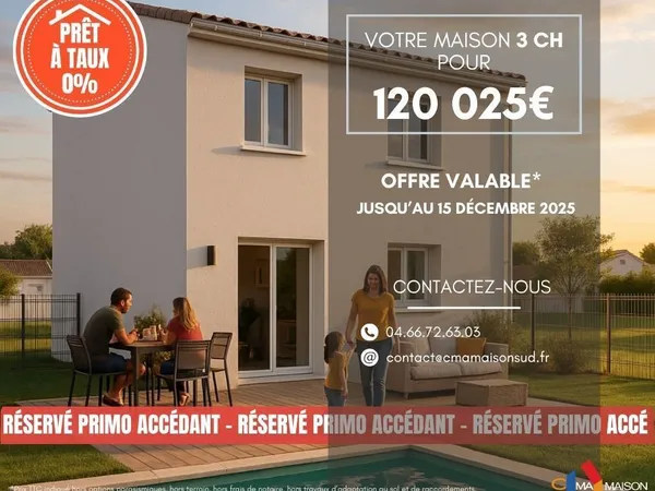 Maison 4 pièces 80 m² 