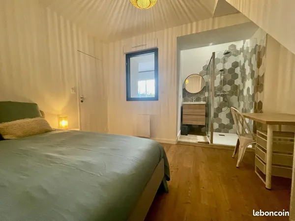 A 3minutes de la gare de VERTOU - Chambre meublée avec SDB privative - 