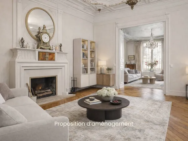 Vends appartement familial 226m² dans un ancien hôtel Particulier 