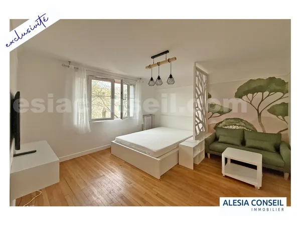 STUDIO 27.6 m2 meublé entre ALESIA et le Parc MONTSOURIS 
