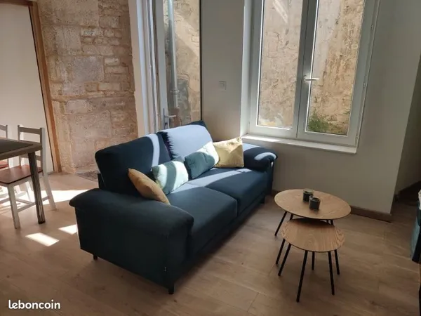 T3 neuf meublé 45 m² en hypercentre avec jardin privatif 100 m² - calme et lumineux 