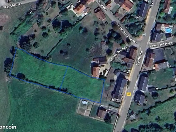 Terrain 1473m² et 2665m² Trois-Vèvres 
