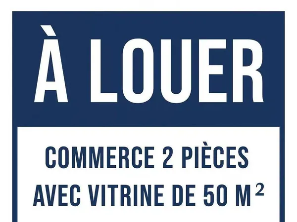 Local commercial 2 pièces 51 m² 