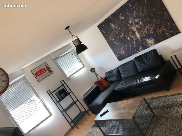 T3 meublé + 2 places parking sécurisé- Quartier bagatelle- 