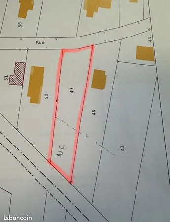 Terrain 1263 m² 