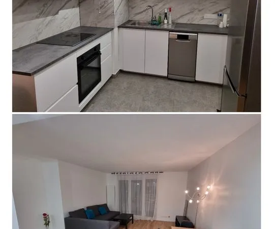 F3 de 55m2 meublé refait à neuf avec balcon et parking - 10 min gare Juvisy RER C/D 