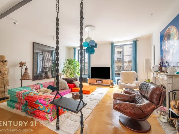 Appartement d'exception de 170m² en parfait état avec 4 chambres : Paris 6ème 