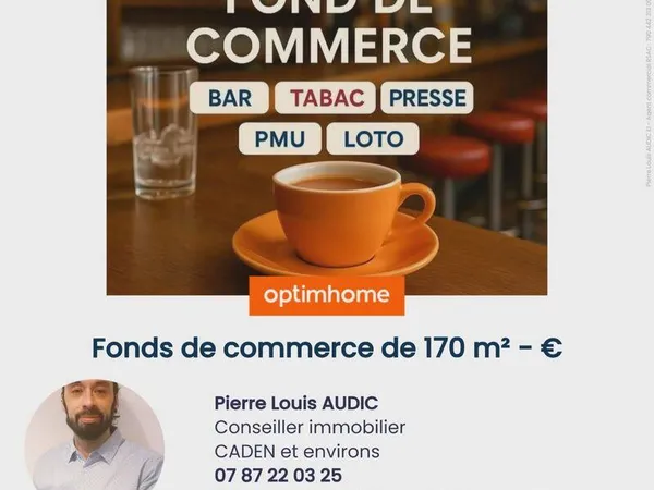 Café bar 60 m² 