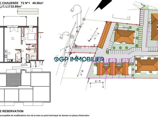 Appartement 2 pièces 50 m² 