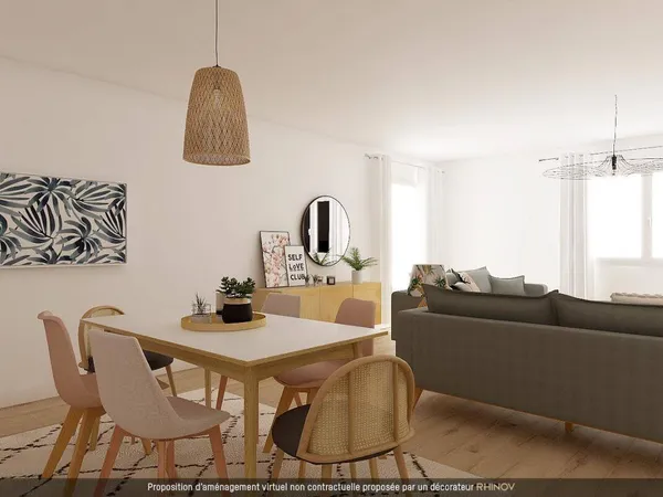 Appartement 3 pièces 65 m² 