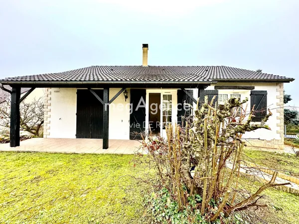 Maison de plain pied sur sous sol 