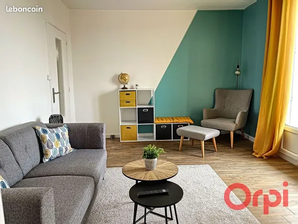 Bel appartement meublé de 3 pièces de 55 m² au Mans, Rive Droite 