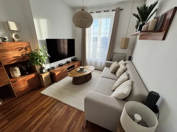 Charmant T2 meublé rénové 34,54 m2 avec Cave 