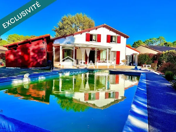 Basco-Landaise 140 m², lisière forêt, portes océan 