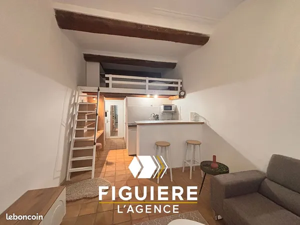 Studio 1 pièce 21 m² 