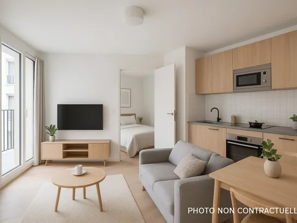 Appartement neuf 2 pièces 41 m² 