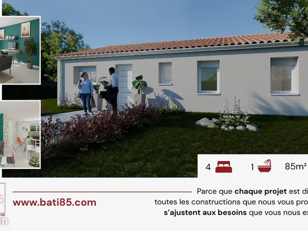 Maison 86 m² Saint Mars De Coutais 