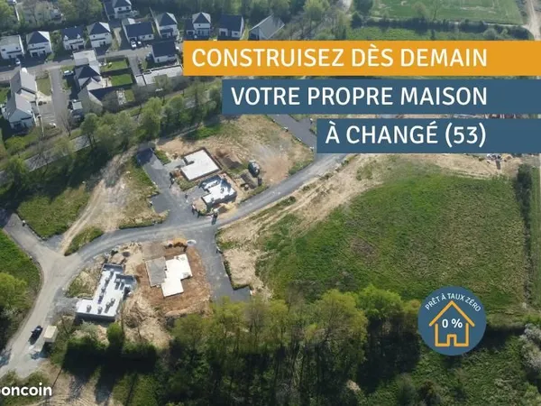 Terrain 756 m² Change 