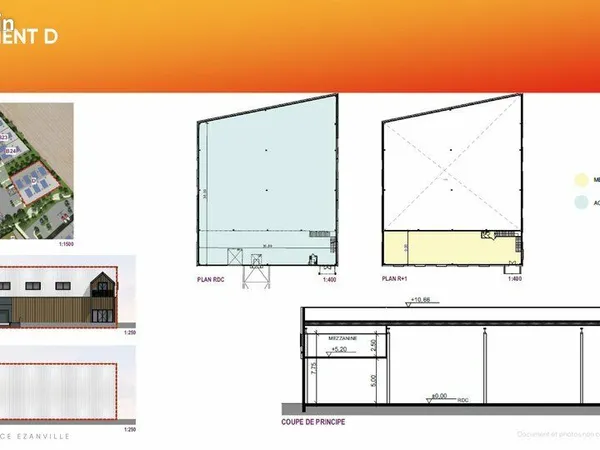 Local d'activité 461 m² 