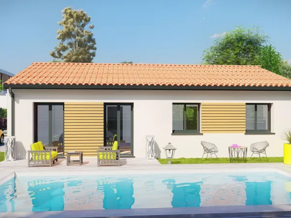 Terrain + maison 4 pièces 80 m² 