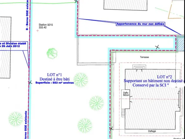 Terrain 553 m² Albertville 