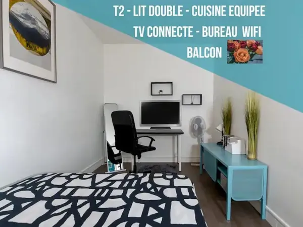 Appartement de 25m2 à louer sur Villeneuve la Garenne 
