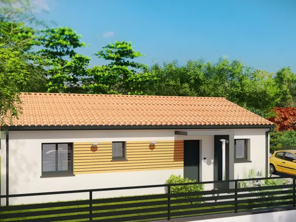 Terrain + maison 80 m² 