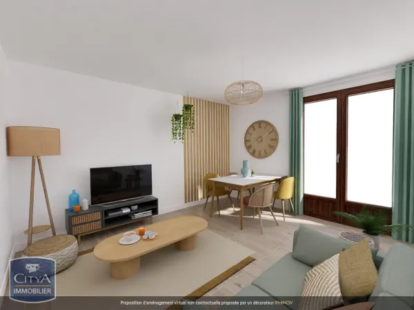 Appartement 3 pièces 56 m² 