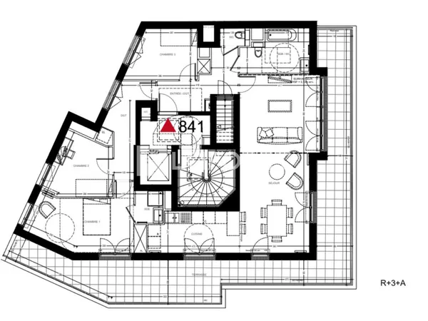 Appartement 4 pièces 105 m² 
