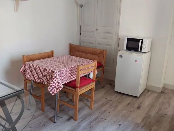 Loue quartier Prébendes - Rabelais F2 meublé 22 m2 