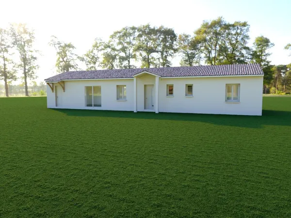TERRAIN A BATIR DE 1171 M² SAINT MAGNE DE CASTILLO 