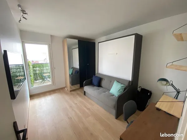 Chambre 1 pièce 17 m² 