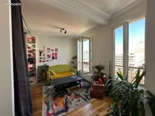 Studio lumineux 30m2 rue des fêtes Paris 19 