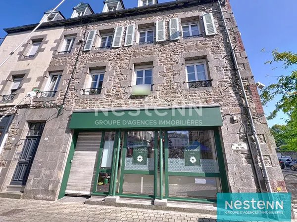 Vente d'un appartement de 3 pièces dans le centre ville de Lamballe 