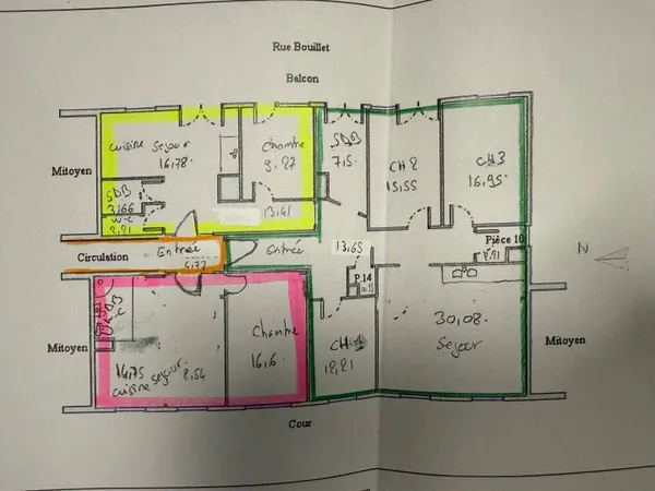 Appartement 10 pièces 196 m² 