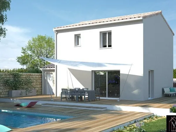 REDESSAN Maison R+1 Moderne 80 m² 