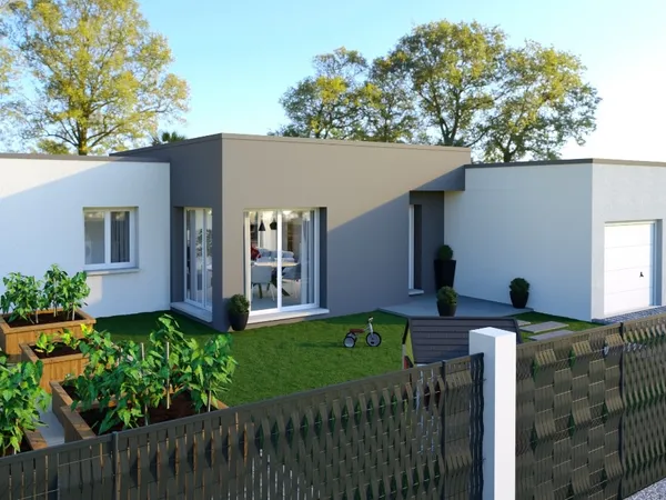 Terrain + maison 102 m² 